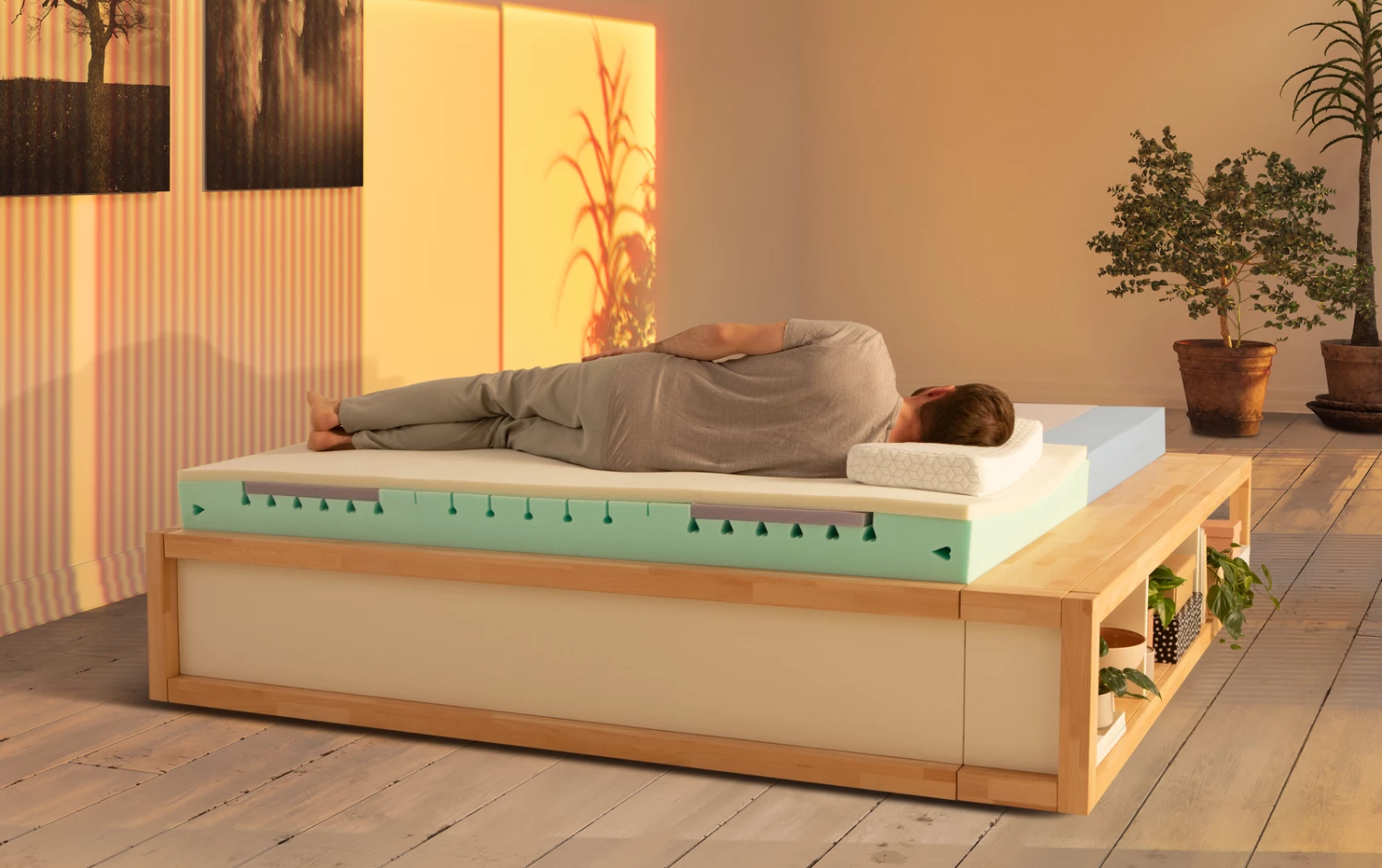 CALMARO Matratze (fest) 5 CALMARO Matratze (fest) – Bild 3