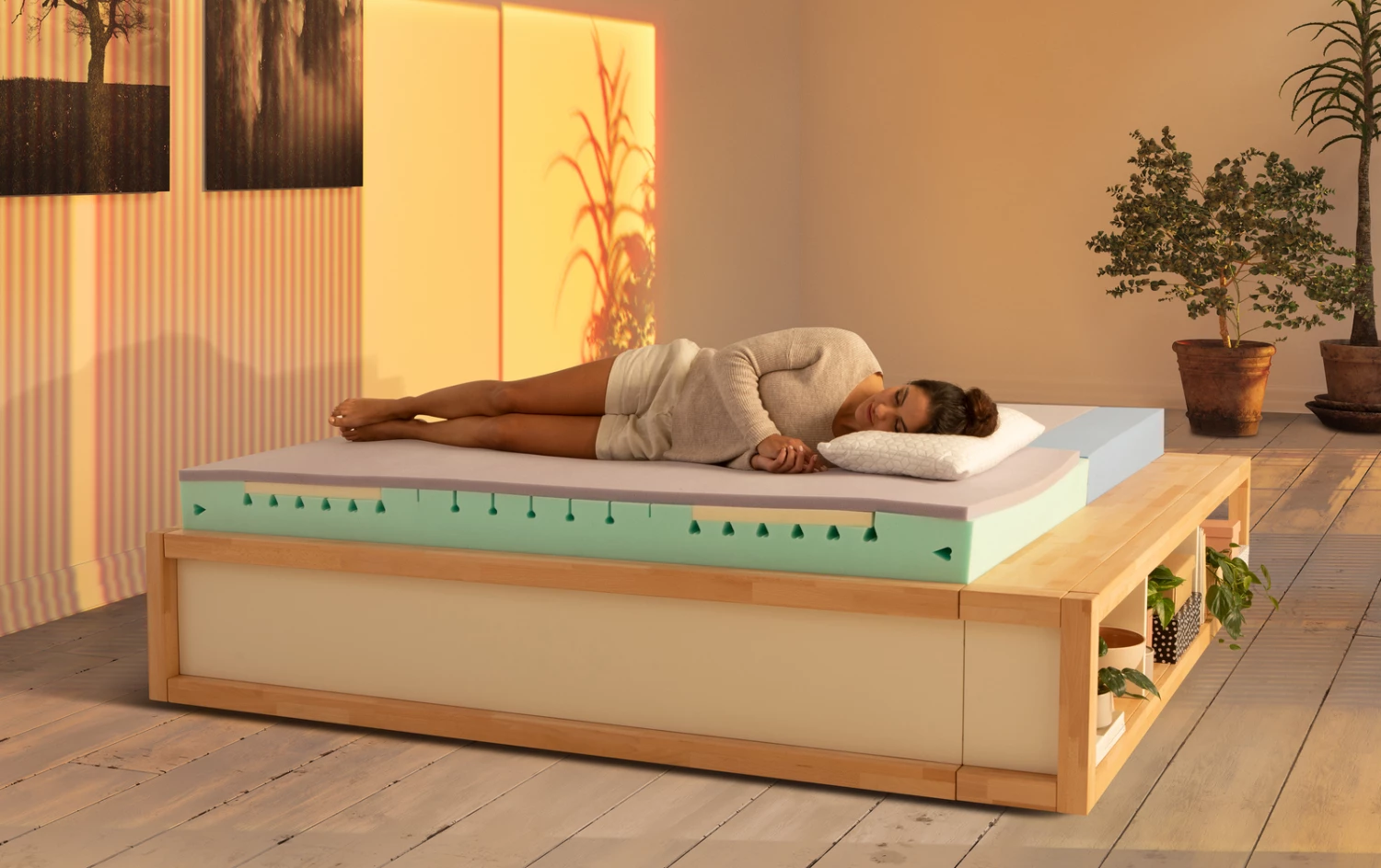 CALMARO Matratze (weich) 4 CALMARO Matratze (weich) – Bild 2