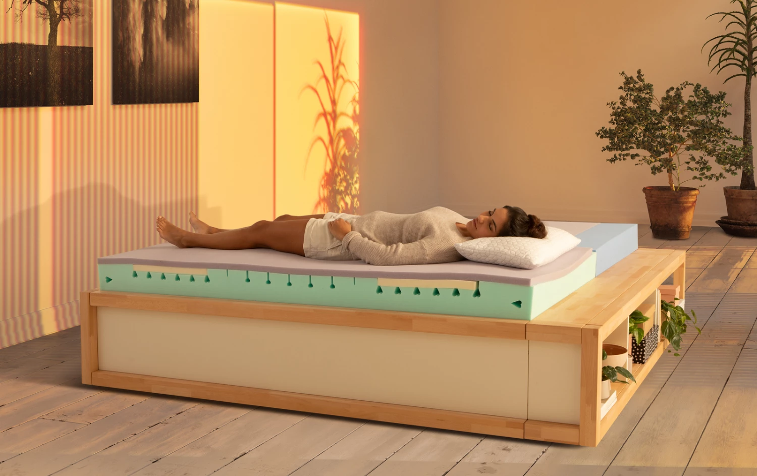 CALMARO Matratze (weich) 6 CALMARO Matratze (weich) – Bild 4