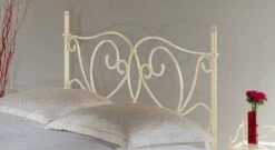 Bett "San Pedro" -Bettbezüge Verkäufe 2024 metall bett san pedro kopfteil romantisch gr