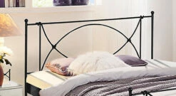 Bett "Ordino" -Bettbezüge Verkäufe 2024 metallbett ordino kopfteil modern