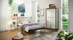 Bett "Ordino" -Bettbezüge Verkäufe 2024 metallbett ordino passende produkte