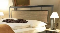 Bett "Tarvisio" -Bettbezüge Verkäufe 2024 metallbett tarvisio fichtenholz patiniert