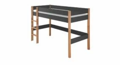 Midi-Hochbett "Kids Nordic" -Bettbezüge Verkäufe 2024 midi hochbett kids nordic anthrazit trendig