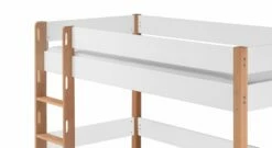 Midi-Hochbett "Kids Nordic" -Bettbezüge Verkäufe 2024 midi hochbett kids nordic gerundet holzleiter