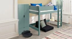 Midi-Hochbett "Kids Town" Color