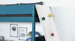 Midi-Hochbett "Kids Town" Color Mit Kletterwand -Bettbezüge Verkäufe 2024 midi hochbett kids town color kletterwand ideal kinderzimmer