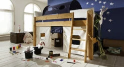 Mini-Hochbett "Kids Dreams" 10 Mini-Hochbett "Kids Dreams" -Bettbezüge Verkäufe 2024 mini hochbett kids dreams hochwertig kiefer gelaugt geoelt gr