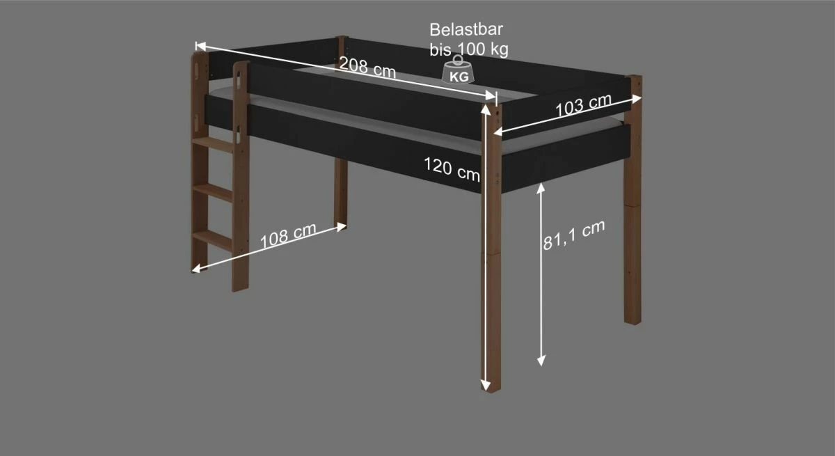 Mini-Hochbett "Kids Nordic" Boys 5 Mini-Hochbett "Kids Nordic" Boys – Bild 3