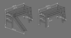 Mini-Hochbett "Kids Paradise" Express -Bettbezüge Verkäufe 2024 mini hochbett kids paradise massgrafik