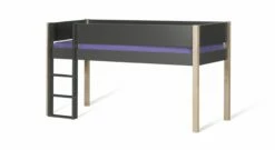 Mini-Hochbett "Kids Town" Color -Bettbezüge Verkäufe 2024 mini hochbett kids town color anthrazit buchenpfosten