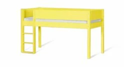 Mini-Hochbett "Kids Town" Color -Bettbezüge Verkäufe 2024 mini hochbett kids town color farbe gelb