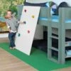 Mini-Hochbett "Kids Town" Color Mit Kletterwand -Bettbezüge Verkäufe 2024 mini hochbett kids town color kletterwand liegeflaeche 90x200 cm