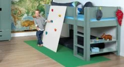 Mini-Hochbett "Kids Town" Color Mit Kletterwand