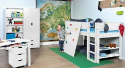 Mini-Hochbett "Kids Town" Mit Kletterwand -Bettbezüge Verkäufe 2024 mini hochbett kids town kletterwand passend produkte