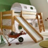 Mini-Rutschen-Hochbett "Kids Dreams" -Bettbezüge Verkäufe 2024 mini rutschen hochbett kids dreams gelaugt geoelt gr