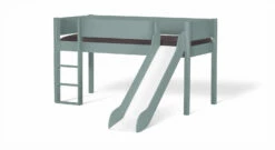 Mini-Rutschen-Hochbett "Kids Town" Color -Bettbezüge Verkäufe 2024 mini rutschen hochbett kids town blaugrau gr