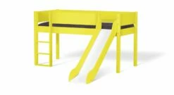 Mini-Rutschen-Hochbett "Kids Town" Color -Bettbezüge Verkäufe 2024 mini rutschen hochbett kids town color gelb