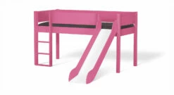 Mini-Rutschen-Hochbett "Kids Town" Color -Bettbezüge Verkäufe 2024 mini rutschen hochbett kids town pink gr