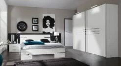 Bett "Manati" -Bettbezüge Verkäufe 2024 moebelreihe manati dekor alpinweiss zeitlos