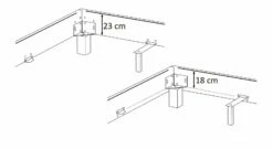Himmelbett "Joris" 15 Himmelbett "Joris" -Bettbezüge Verkäufe 2024 montage moeglichkeit eckwinkel anbringung 6
