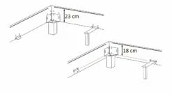 Bett "Kasos" -Bettbezüge Verkäufe 2024 montage moeglichkeit eckwinkel anbringung gr 2