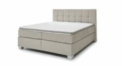 MUSTERRING Boxspringbett "Felina-Basic" Kassettensteppung -Bettbezüge Verkäufe 2024 musterring boxspringbett felina basic kassettensteppung bezug beige