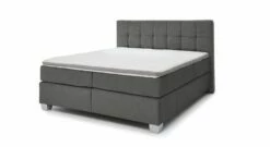 MUSTERRING Boxspringbett "Felina-Basic" Kassettensteppung -Bettbezüge Verkäufe 2024 musterring boxspringbett felina basic kassettensteppung bezug dunkelgrauem bezug