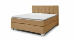 MUSTERRING Boxspringbett "Felina-Basic" Kassettensteppung -Bettbezüge Verkäufe 2024 musterring boxspringbett felina basic kassettensteppung bezug gold