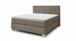 MUSTERRING Boxspringbett "Felina-Basic" Kassettensteppung -Bettbezüge Verkäufe 2024 musterring boxspringbett felina basic kassettensteppung bezug sand