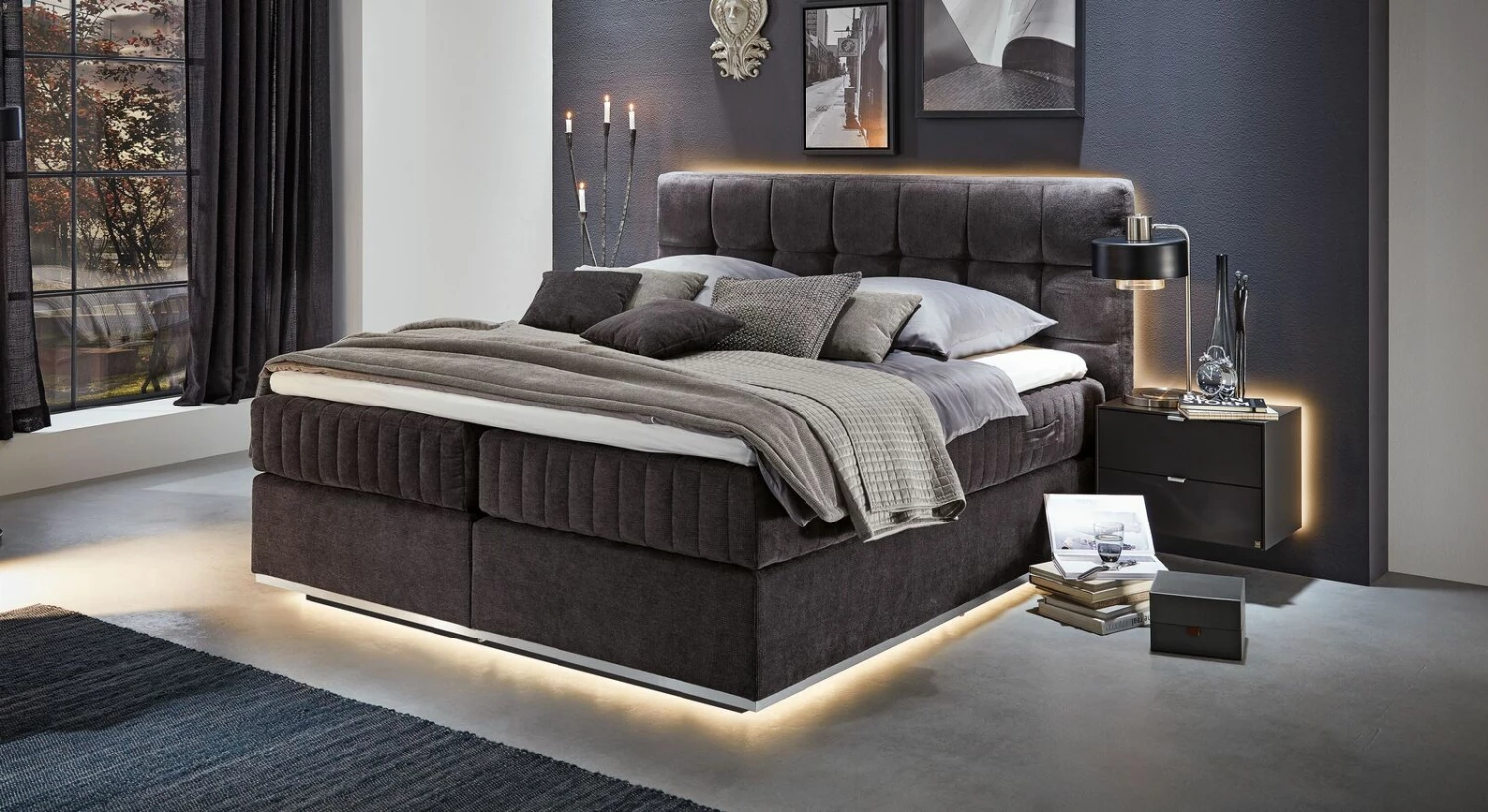 MUSTERRING Boxspringbett "Felina-Fly" Kassettensteppung 3 MUSTERRING Boxspringbett "Felina-Fly" Kassettensteppung