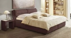 Bett "Cremona" 35 Bett "Cremona" -Bettbezüge Verkäufe 2024 polsterbett cremona bezug microvelours beere