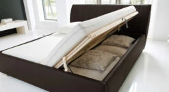 Bett "Lewdown" -Bettbezüge Verkäufe 2024 polsterbett lewdown bettkasten hochklappen seitlich gr