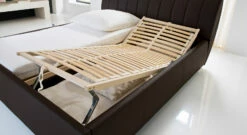 Bett "Lewdown" -Bettbezüge Verkäufe 2024 polsterbett lewdown lattenrost verstellbar komfortabel gr