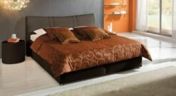 Bett "Venetien" 26 Bett "Venetien" -Bettbezüge Verkäufe 2024 polsterbett venetien kunstleder braun gr