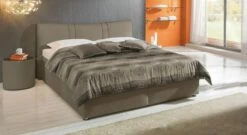 Bett "Venetien" 25 Bett "Venetien" -Bettbezüge Verkäufe 2024 polsterbett venetien kunstleder uni taupe