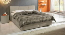 Bett "Venetien" 29 Bett "Venetien" -Bettbezüge Verkäufe 2024 polsterbett venetien meliert kunstleder granit