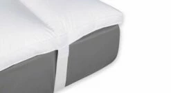 Daunen-Topper "PYRENEX" Medium -Bettbezüge Verkäufe 2024 pyrenex daunen topper spanngummis sicher halt