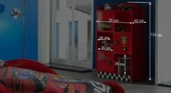 Regal "Hero" -Bettbezüge Verkäufe 2024 regal hero bemassungs skizze