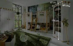 Regal "Ritterburg" -Bettbezüge Verkäufe 2024 regal ritterburg bemassungs grafik