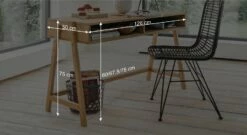 Retro-Schreibtisch "Kids Fantasy" Höhenverstellbar -Bettbezüge Verkäufe 2024 retro schreibtisch kids fantasy hoehenverstellbar bemassung grafik