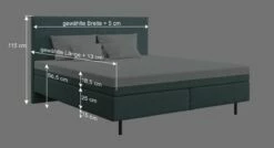SCHLARAFFIA Boxspringbett "myNap" -Bettbezüge Verkäufe 2024 schlaraffia boxspringbett mynap bemassung grafik