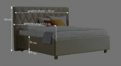 SCHLARAFFIA Stauraumbett "Marylin" -Bettbezüge Verkäufe 2024 schlaraffia stauraumbett marylin bemassung grafik