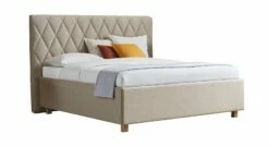 SCHLARAFFIA Stauraumbett "Marylin" -Bettbezüge Verkäufe 2024 schlaraffia stauraumbett marylin microvelours webstoff bezug secret beige