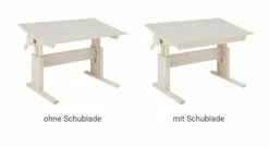 LIFETIME Schreibtisch "Original" Neigbar -Bettbezüge Verkäufe 2024 schreibtisch original neigbar weiss lasiert