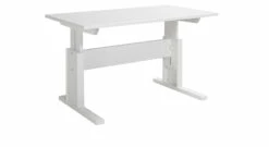 LIFETIME Schreibtisch "Original" Höhenverstellbar -Bettbezüge Verkäufe 2024 schreibtisch original lifetime weiss lackiert ohne schublade gross