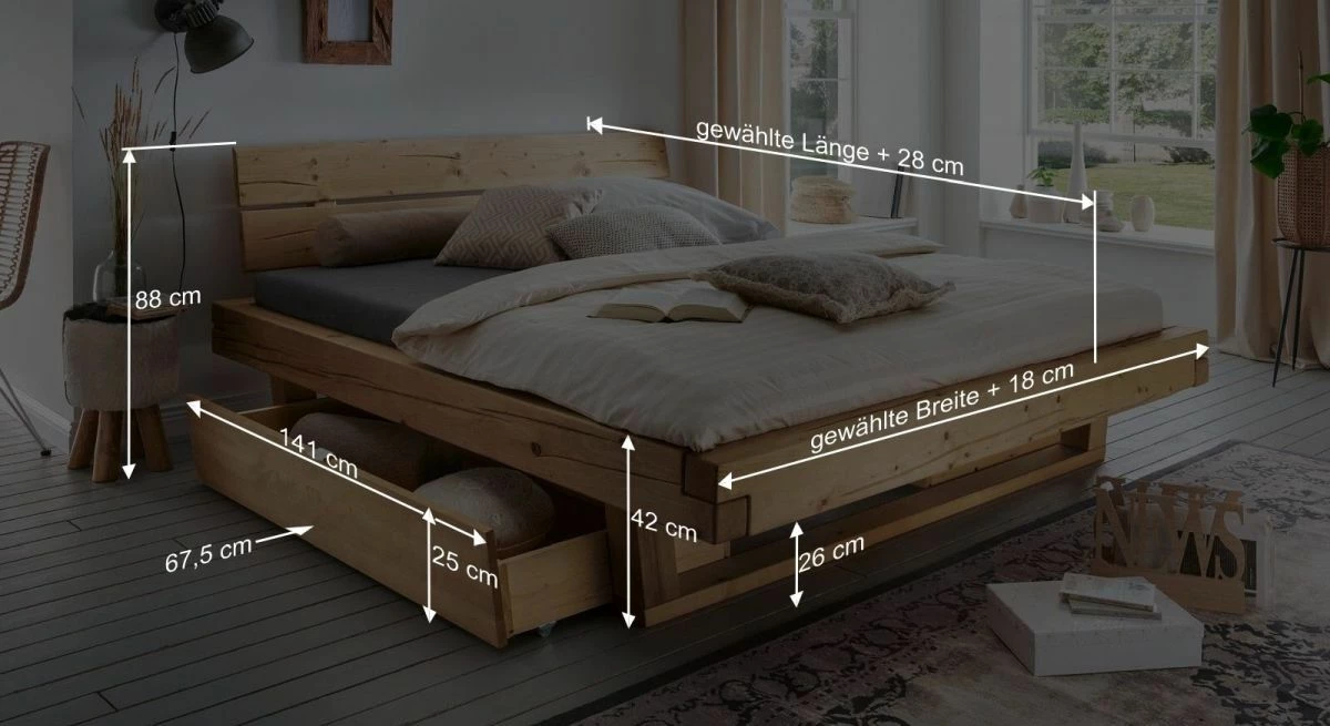 Schubkasten-Bett "Barup" 10 Schubkasten-Bett "Barup" – Bild 8
