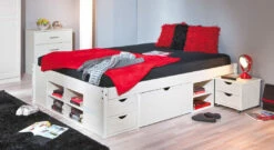 Schubkasten-Bett "Göteborg" -Bettbezüge Verkäufe 2024 schubkasten bett goeteborg regal einsaetze