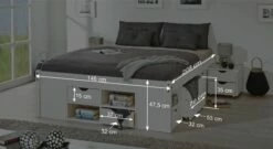 Schubkasten-Bett "Göteborg" -Bettbezüge Verkäufe 2024 schubkasten bett goeteborg1 kiefer weiss