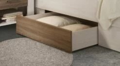 Schubkasten-Bett Mit Nachttischen "Jordi" -Bettbezüge Verkäufe 2024 schubkasten bett jordi integriert stauraum